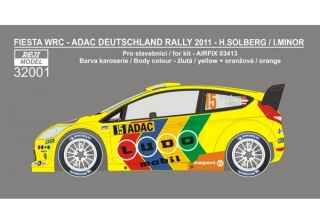 Decal 1/32 Reji model - Ford Fiesta WRC - Deutschland rallye 2011 – Solberg H.