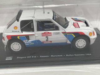 1/24 Peugeot 205 T16 - Rallye SanRemo 1984/ A. Vatanen