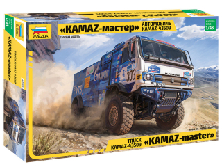 Plastic kit 1/43 - KAMAZ 43509 - Rally Dakar
