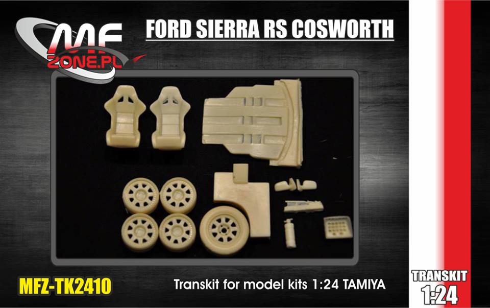 Transkit 1/24 MF Zone - Ford Sierra RS Coswort (resin parts)