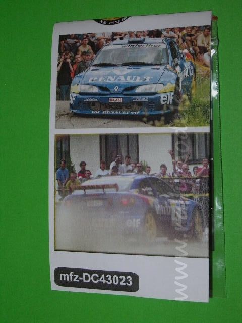 Decal 1/43 MF Zone - Renault Megane Maxi Kulig- 55 Rally of Poland 1998