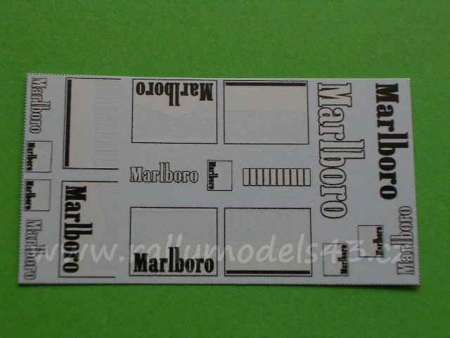 Decal 1/43 MF Zone - Peugeot 307 WRC - Marlboro logo