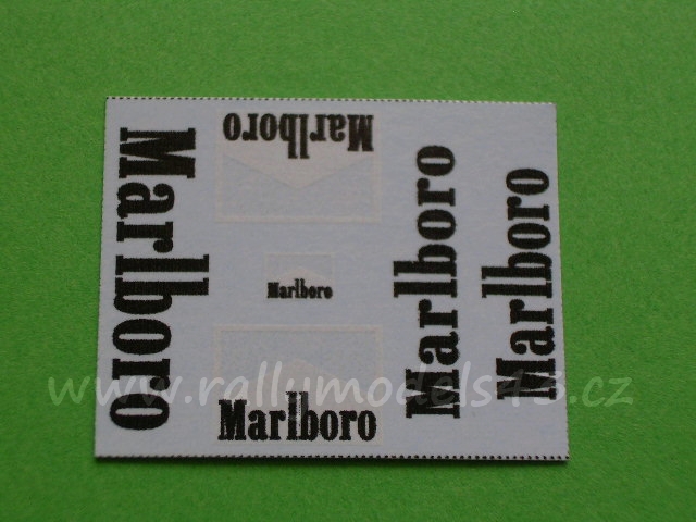 Decal 1/43 MF Zone - Mitsubishi Lancer EVO VI - Marlboro logo
