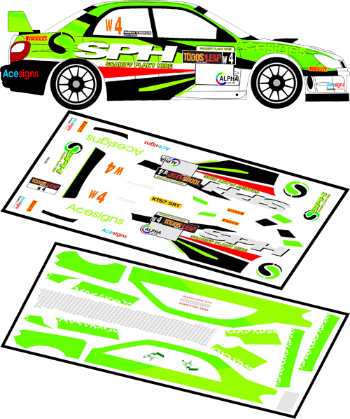 Decal 1/43 MF Zone - Impreza S12B WRC O'Riordan - Todds Leap Ulster Rally 2012