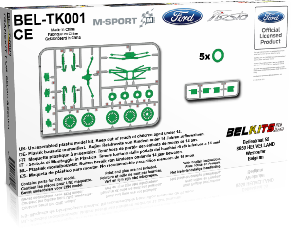 Transkit 1/24 - Ford Fiesta S2000 a Ford Fiesta WRC