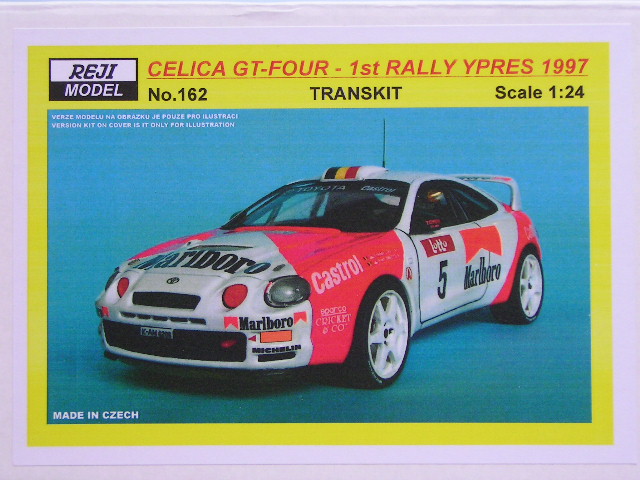 Transkit 1/24 - Toyota Celica GT Four - Rally Ypres 1997