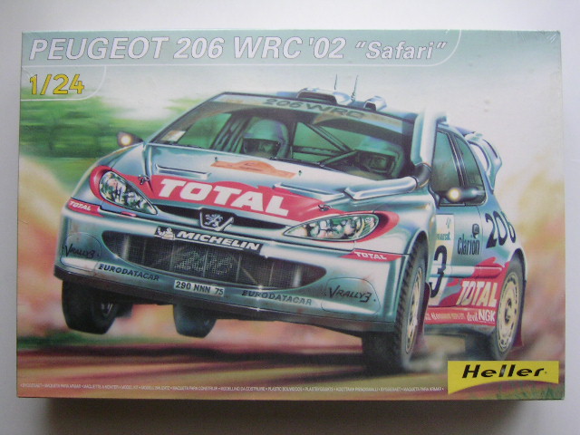 Plastic kit 1/24 - Peugeot 206 WRC - Safari Rally 2002