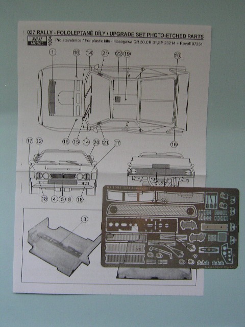 1/24 Reji Model - fotolepty - Lancia 037 Rally