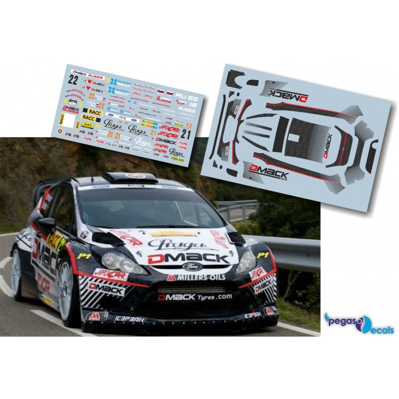 Decal 1/43 JHmodels43 - Ford Fiesta RS WRC, Rally Spain 2012/ M. Prokop