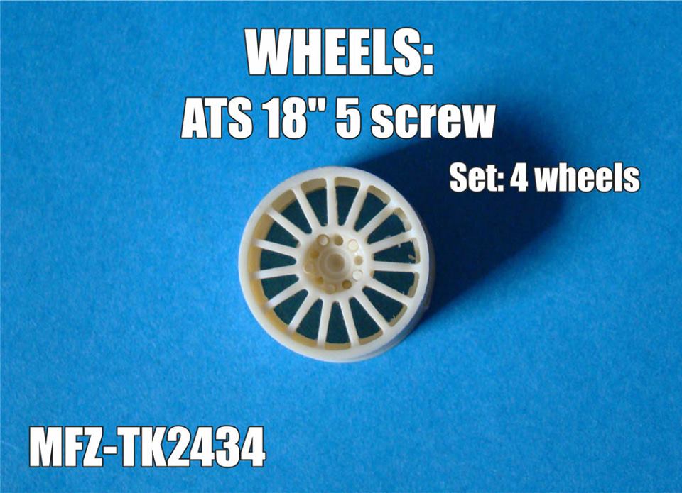 Transkit 1/24 MF Zone - ATS wheels 5 screw (4 piece)