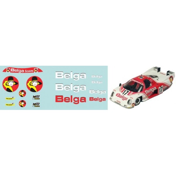 Decals 1/43 BELGA - Rondeau M379B - Le Mans 80