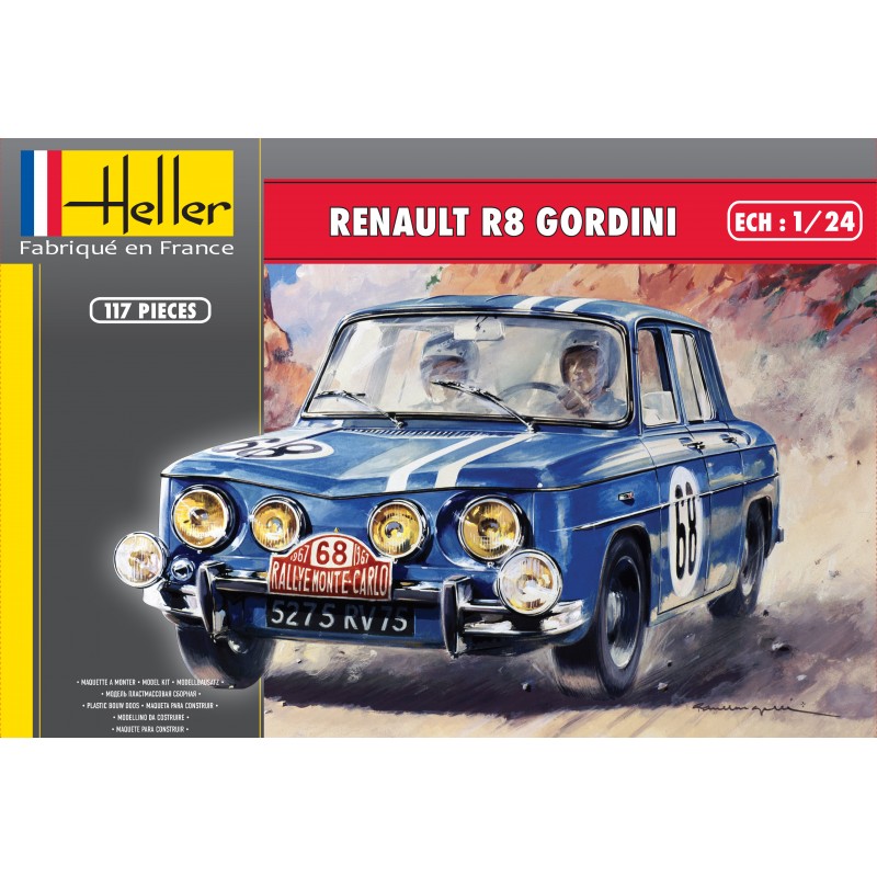 Plastic kit 1/24 - Renault R8 Gordini