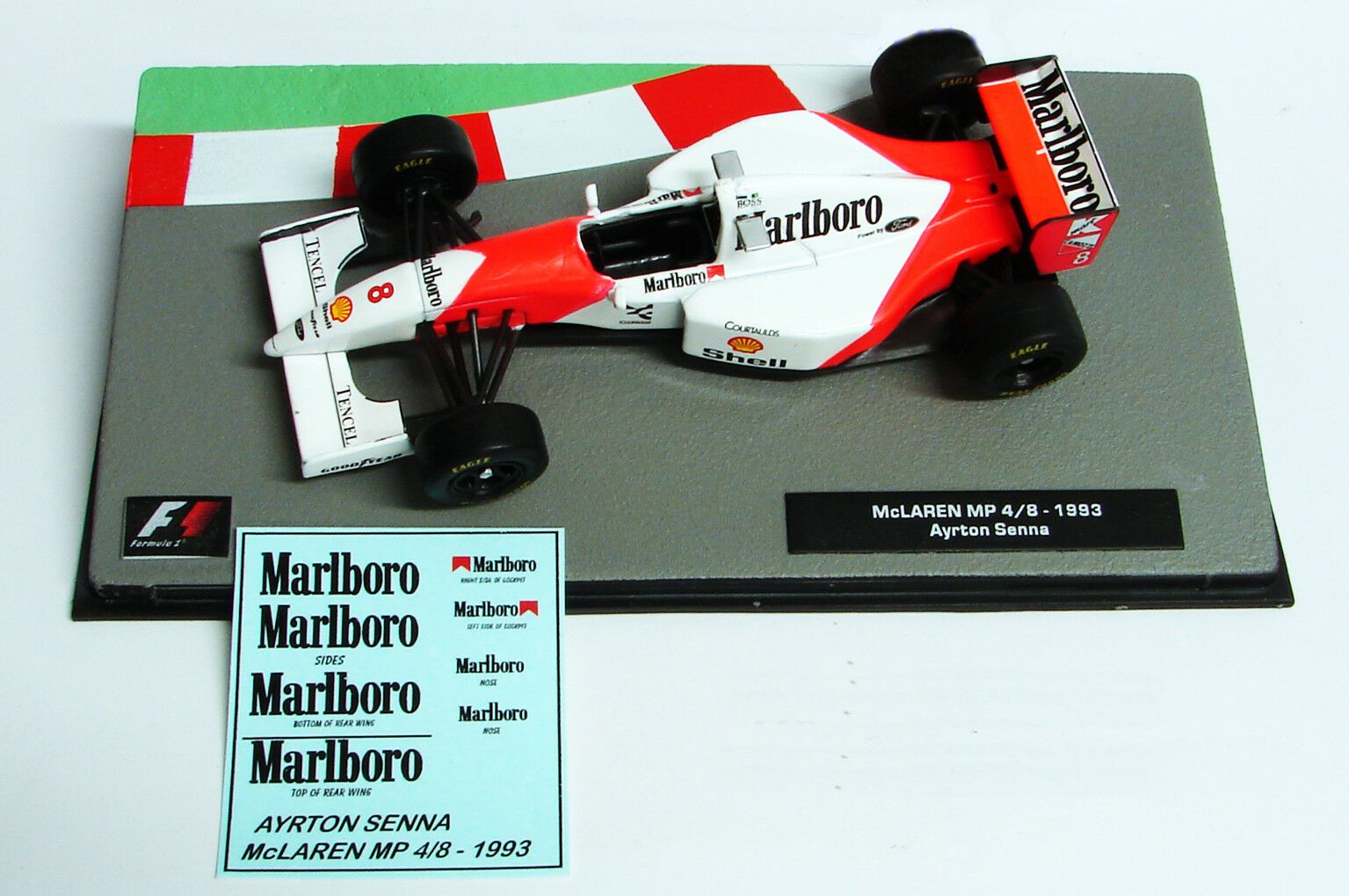 Decals "MARLBORO" - McLaren MP4/8 1993/ Ayrton Senna