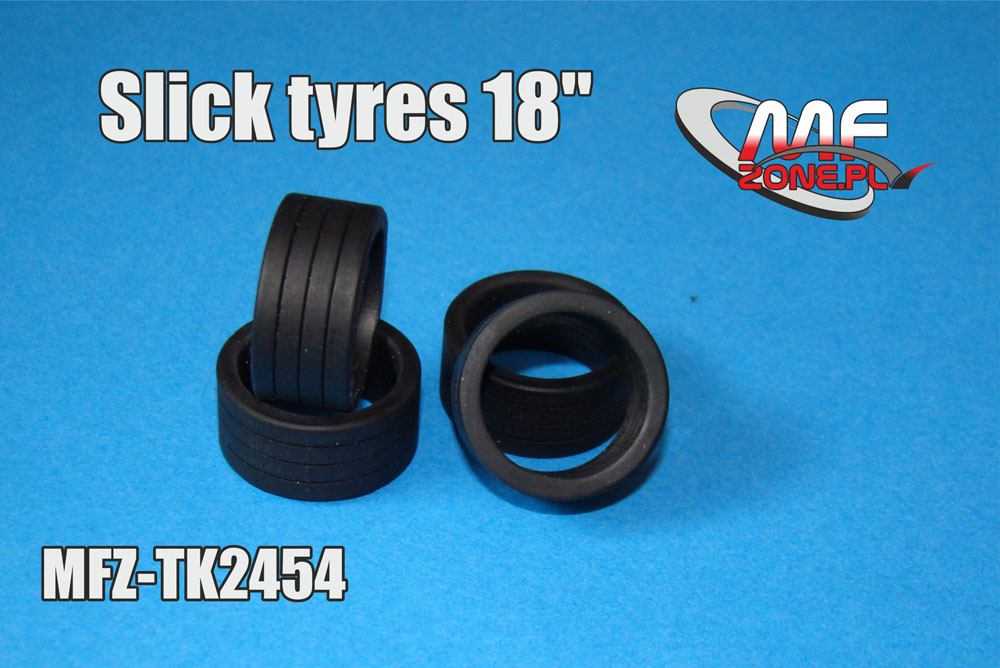 Transkit 1/24 MF Zone - Slick tyres 18" (4 piece)