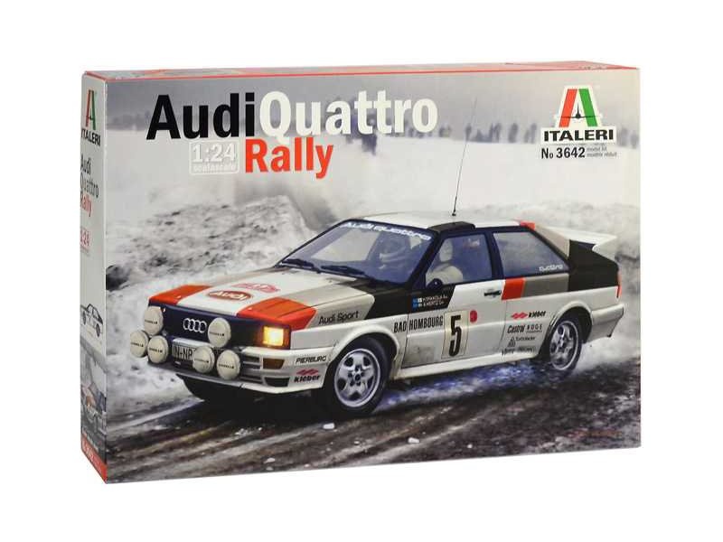 Plastic kit 1/24 - AUDI QUATTRO RALLY - Rallye Monte Carlo 1981