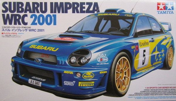 Plastic kit 1/24 - Subaru Impreza WRC 2001 -Rally Monte Carlo 2001/ R. Burns
