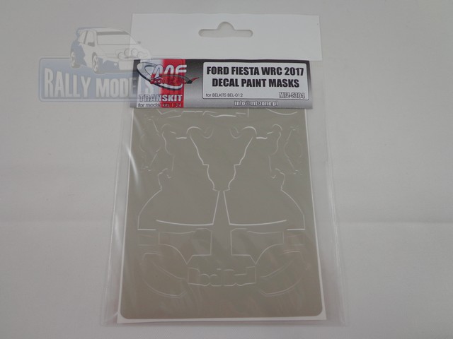 decal paint masks 1/24 MF Zone - Ford Fiesta WRC 2017 for Belkits BEL012
