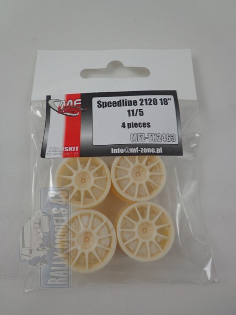Transkit 1/24 MF Zone - Speedline 2120 18" 11/5 (set: 4 wheels)
