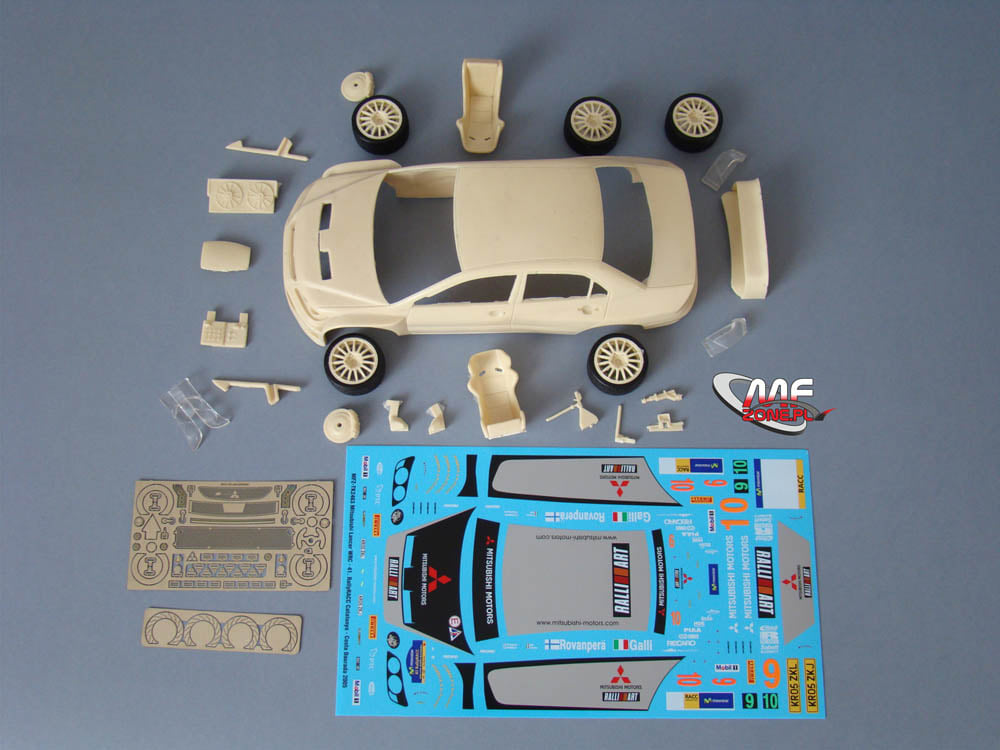 Transkit 1/24 MF Zone - Mitsubishi Lancer WRC Rovanpera, Galli - 41. RallyRACC 