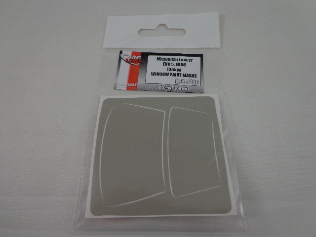 window paint masks 1/24 MF Zone - Mitsubishi Lancer Evo V, Evo VI for Tamiya