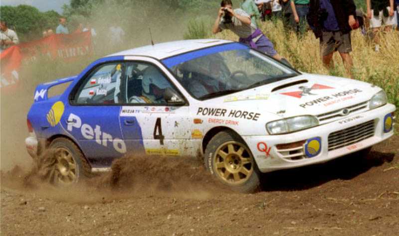 Decal 1/43 MF Zone - Subaru Impreza 555 L. Kuzaj – 25. Rajd Kormoran 1999