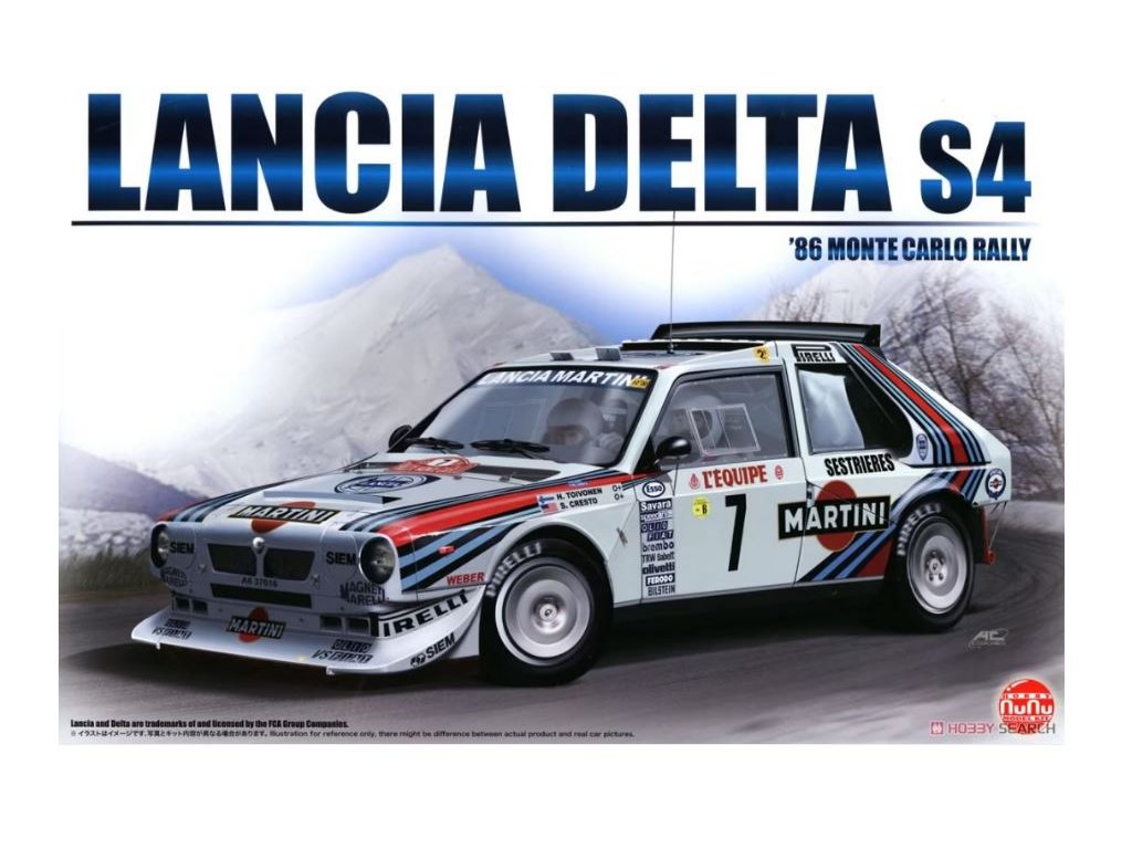 Plastic kit 1/24 - Lancia Delta S4 - Monte Carlo Rally 1986