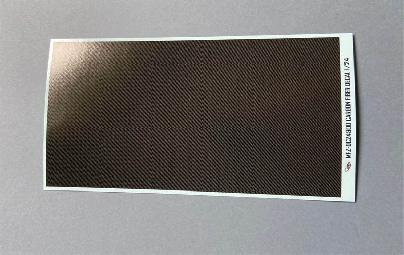 Decal 1/43 MF Zone - carbon fiber decal