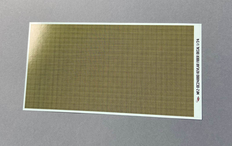 Decal 1/43 MF Zone - kevlar fiber decal