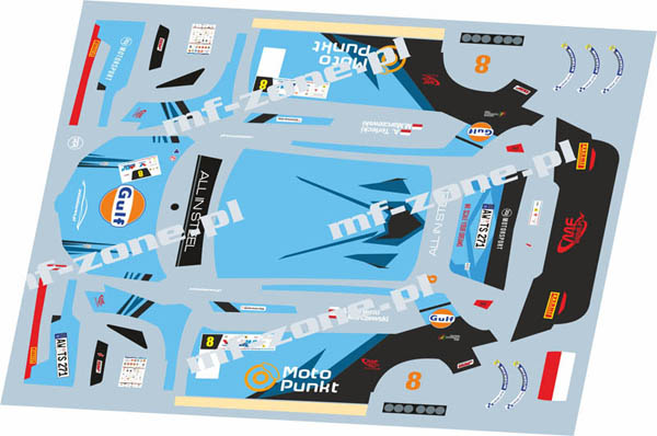 Decal 1/43 MF Zone - Skoda Fabia Rally2 evo A. Terlecki – 3. Rajd Małopolski 23