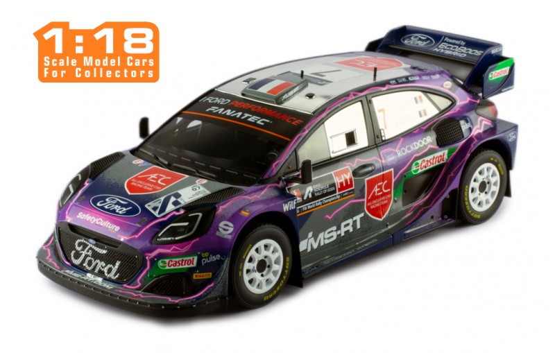 1/18 FORD PUMA RALLY1 #7 P-L.LOUBET - V.LANDAIS ACROPOLIS RALLY 2022
