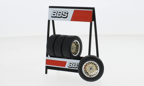 1/18 SET of 4 WHEELS 1/18 - BBS 13 inch (chrom/zlatá)