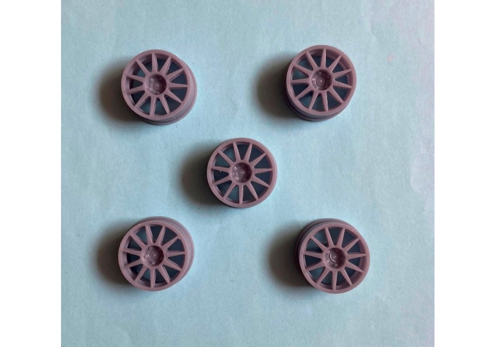 1/24 Reji Model - Wheels – Speedline 18“ ( 11 spokes ) 3D print / 5 pieces for Citroen DS3 WRC
