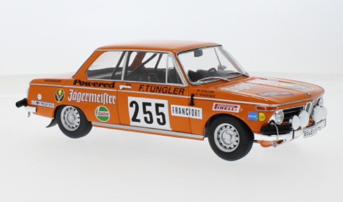 1/18 BMW 2002 "Jagermeister", No.255, Rally Monte Carlo 1973/ W.Stiller
