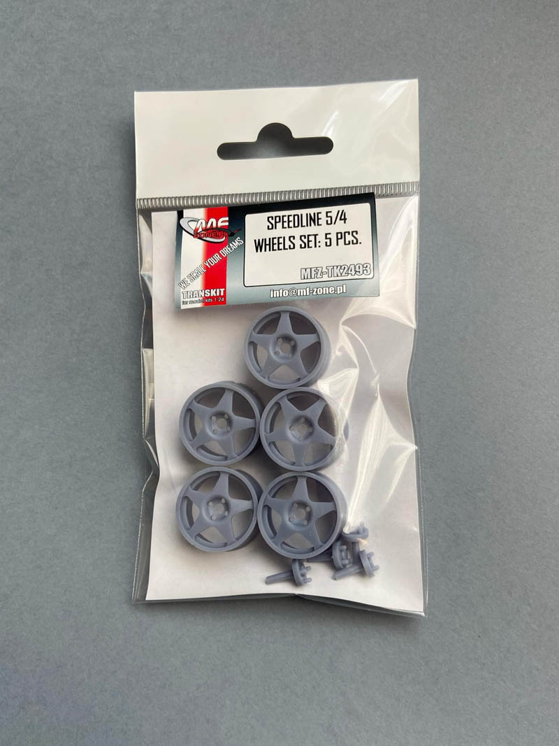 Transkit 1/24 MF Zone (3D Print) -  Speedline 5/4 18″ wheels (felgi)