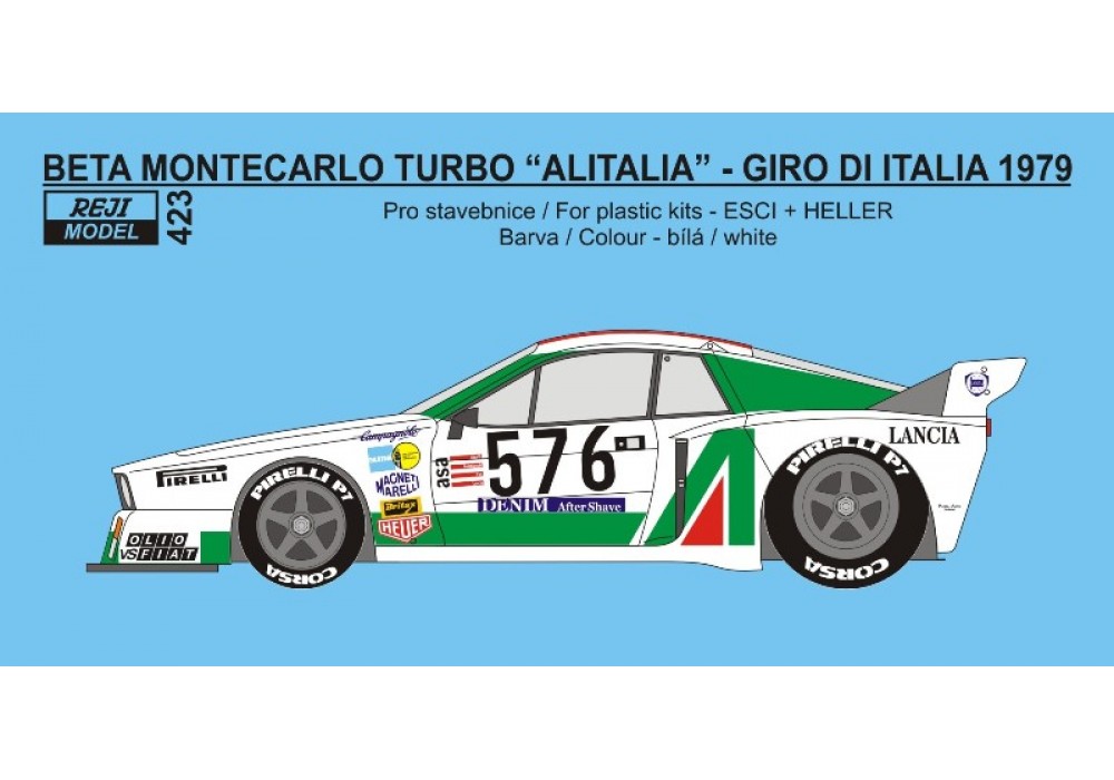 Transkit 1/24 - Lancia Beta Montecarlo Turbo - 1979 Giro d'Italia # 576