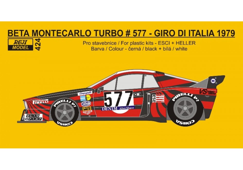 Transkit 1/24 - Lancia Beta Montecarlo Turbo - 1979 Giro d'Italia # 577