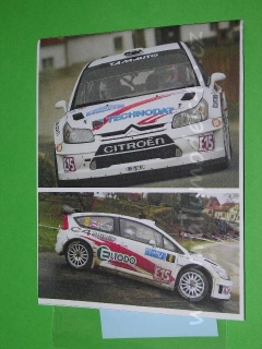 Decal 1/43 MF Zone - Citroen C4 WRC Kostka / Houst - Rally Vrchovina 2012