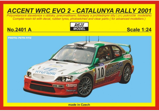 Resin kit 1/24 - Hyundai Accent WRC Evo2, Catalunya 01/ Liatti, A. McRae