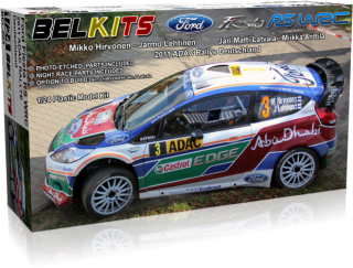 Plastic kit 1/24 - Ford Fiesta WRC - ADAC Rallye Deutschland 2011