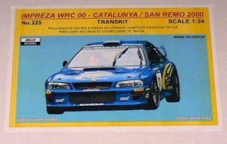 Transkit 1/24 - Subaru Impreza WRC 00 - Rally Catalunya/ San remo 2000
