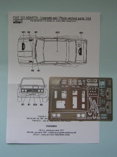 1/24 Reji Model - fotolepty - Fiat 131 Abarth