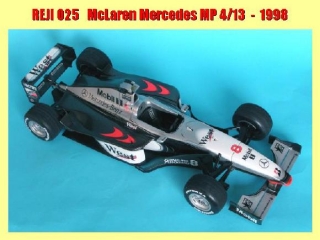 Decal 1/20 Reji model - McLaren MP 4/13 "West" 1998