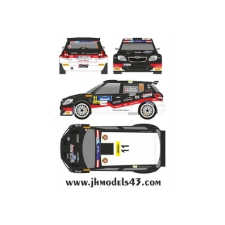 Decal 1/43 JHmodels43 - Fabia S2000, Janner Rally 2013/ J. Cerny