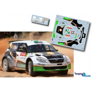 Decal 1/43 JHmodels43 -  Fabia S2000, Rally Portugal 2013/ P. Meireles