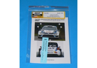 Decals 1/24 - VW Polo WRC - spare decals for 2013 version