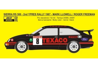 Transkit 1/24 Reji model - Ford Sierra 500RS - 2nd Ypres Rally 1987 - Llowell