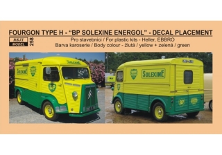 Decal 1/24 - Citroen Fourgon Type H - "BP" livery