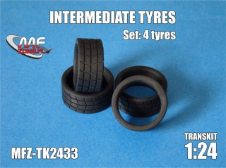 Transkit 1/24 MF Zone - Intermediate tyres 18 inch (4 piece)