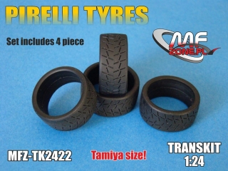 Transkit 1/24 MF Zone - Pirelli Tyres 18 inch (4 piece)