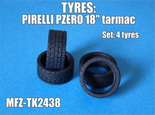 Transkit 1/24 MF Zone - PIRELLI PZero tyres 18" Tarmac (4 piece)